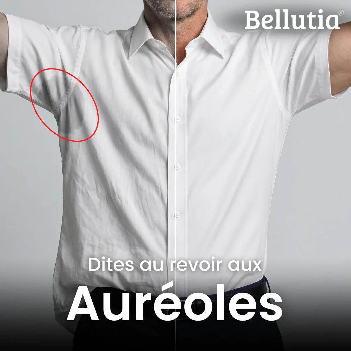 Chemise ajustée à manches courtes