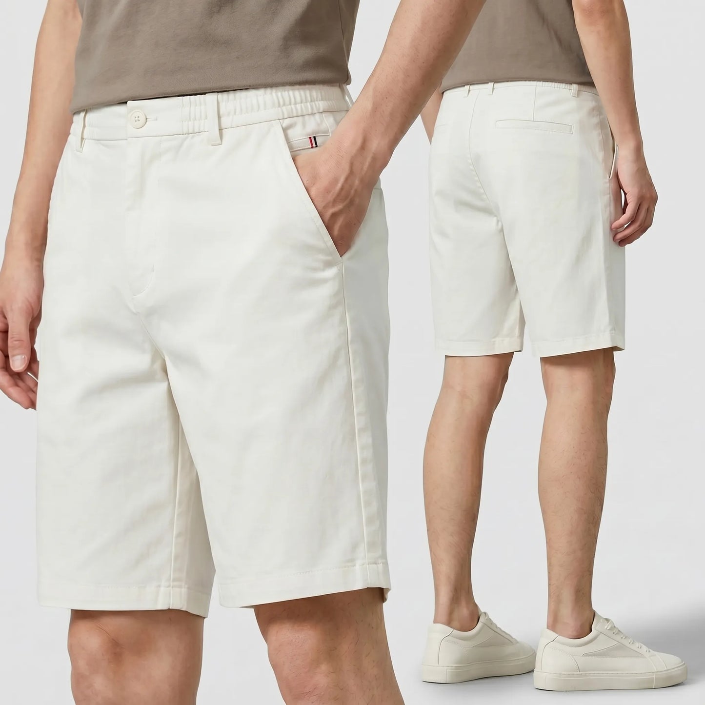 Short en coton extensible MorphoFit™
